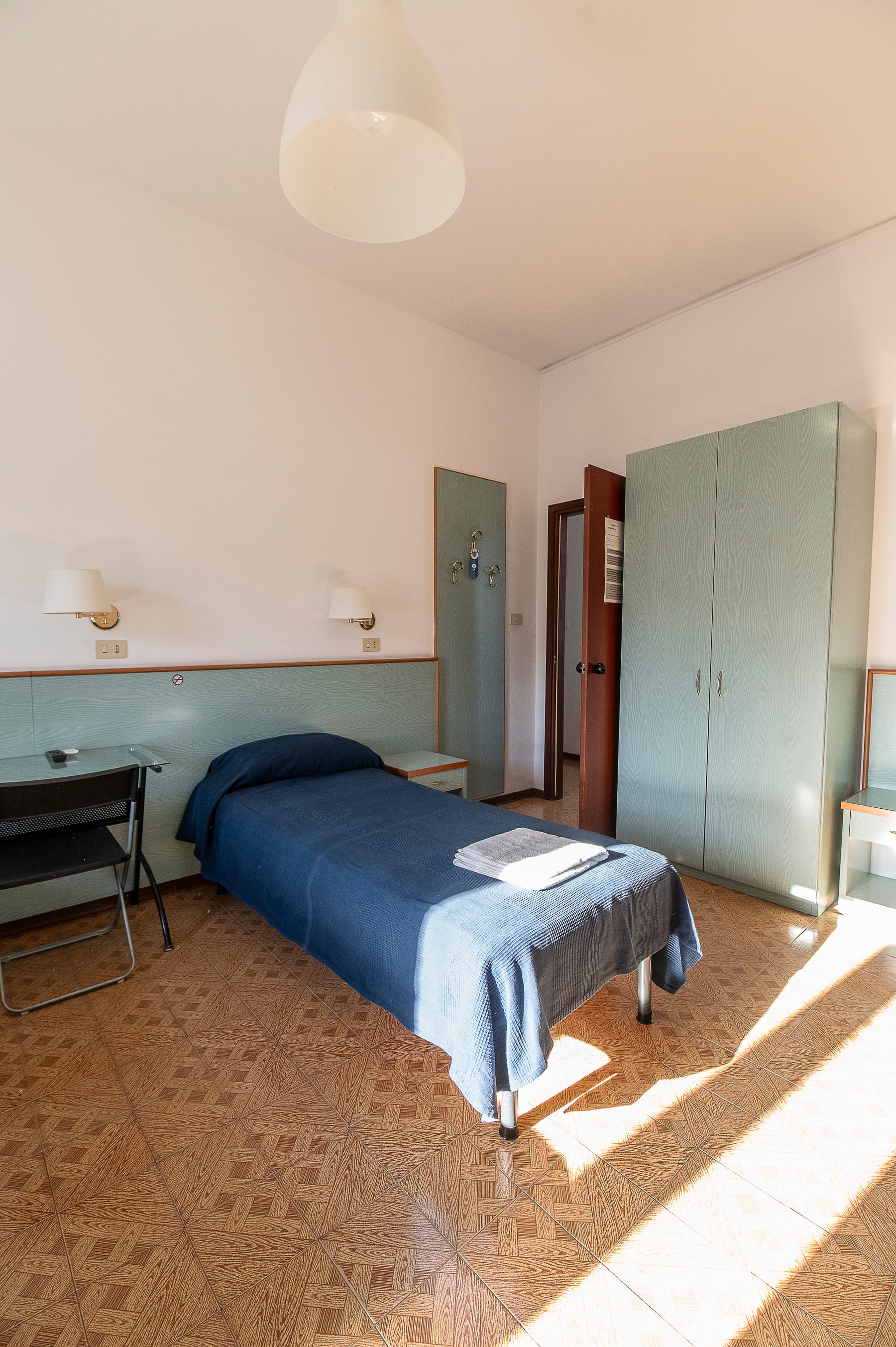 La camera singola della Locanda Gaia a Muggia