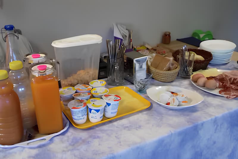 La colazione servita